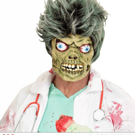 Feestbazaar Halfgezicht masker Zombie