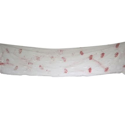 Feestbazaar Halloween Banner Bloed Handen (4m)