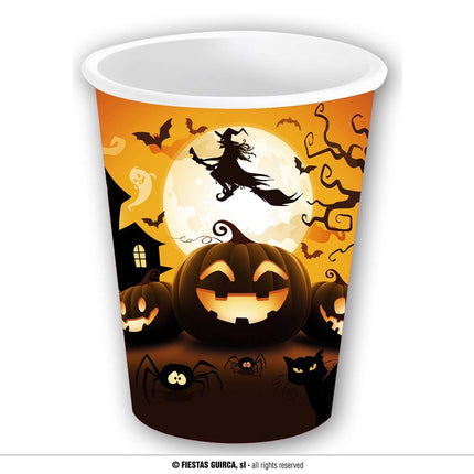 Feestbazaar Halloween Bekers Volle Maan (6st)