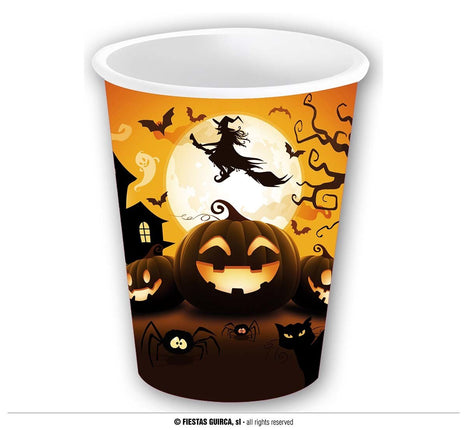 Feestbazaar Halloween Bekers Volle Maan (6st)