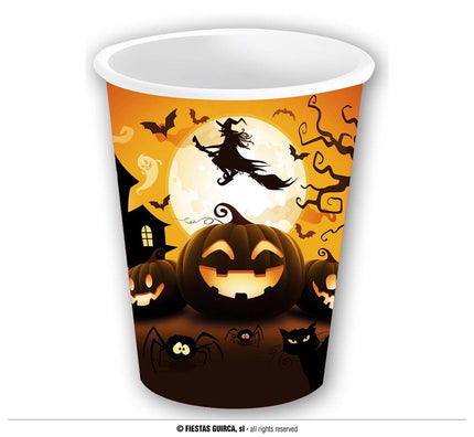Feestbazaar Halloween Bekers Volle Maan (6st)