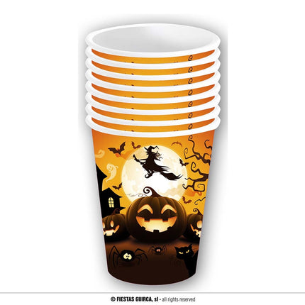 Feestbazaar Halloween Bekers Volle Maan (6st)