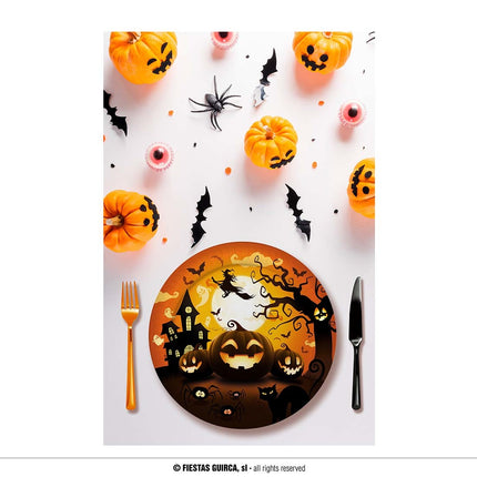 Feestbazaar Halloween Borden Volle Maan (6st)