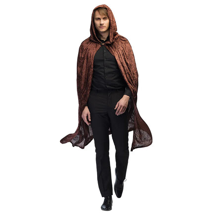 Feestbazaar Halloween Cape Dawn Bruin