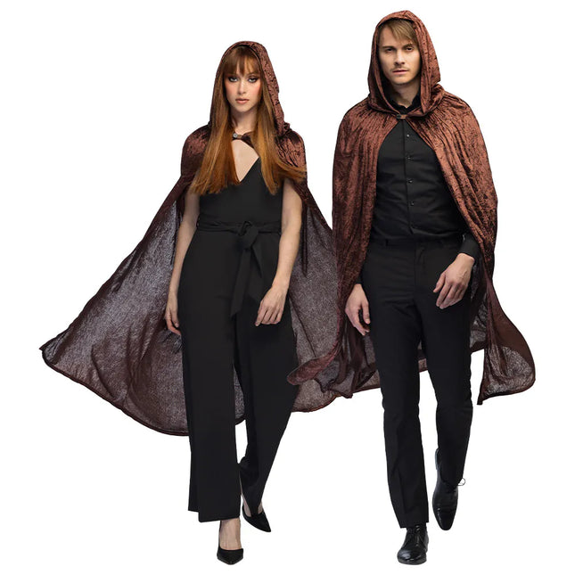 Feestbazaar Halloween Cape Dawn Bruin