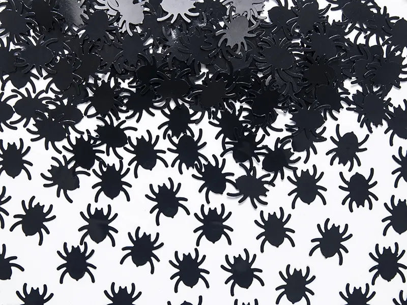 Feestbazaar Halloween Confetti Spinnen 1,2cm (15gr)