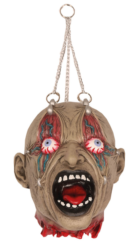 Feestbazaar Halloween Decoratie Hangend Hoofd Horror