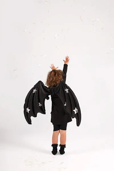 Feestbazaar Halloween Folie Ballon Zwart Vleermuis (85cm)