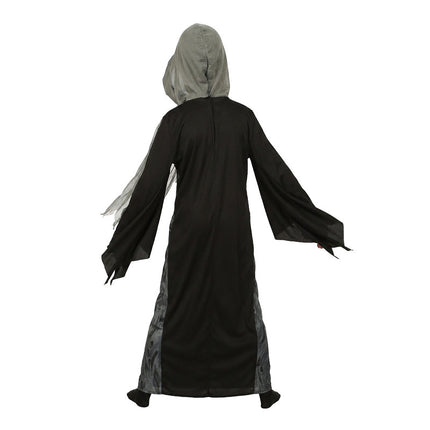 Feestbazaar Halloween Geest Outfit met Capuchon Kind