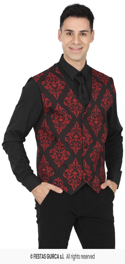 Feestbazaar Halloween Gilet Vampier Heren