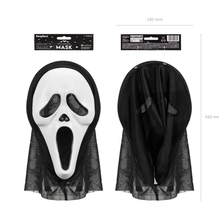 Feestbazaar Halloween Hooded Masker