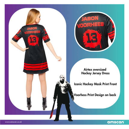 Feestbazaar Halloween Kostuum Jason Voorhees Dames Officieel
