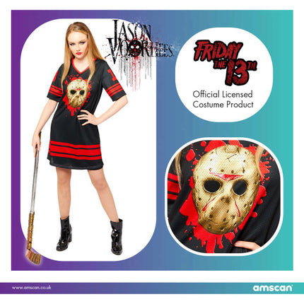 Feestbazaar Halloween Kostuum Jason Voorhees Dames Officieel