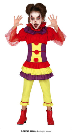 Feestbazaar Halloween Kostuum Pennywise Meisje