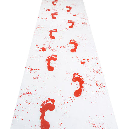 Feestbazaar Halloween Loper met Bloed - 4,5 mtr x 60 cm