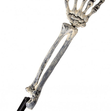 Feestbazaar Halloween Skelet Arm met Aardpin