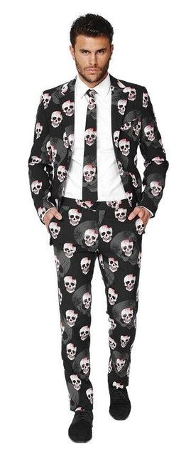 Feestbazaar Halloween Skeleton maatpak