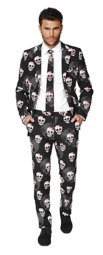 Feestbazaar Halloween Skeleton maatpak