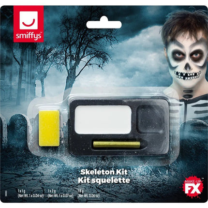 Feestbazaar Halloween Skeleton make up