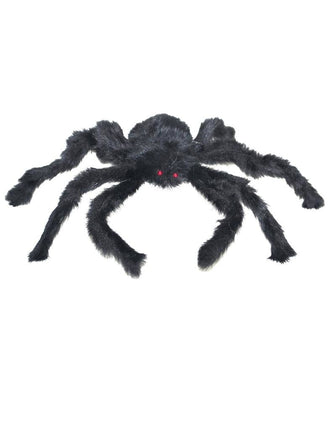 Feestbazaar Halloween Spin Harig Zwart 50cm