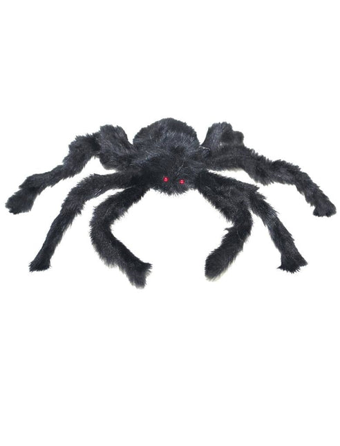 Feestbazaar Halloween Spin Harig Zwart 50cm