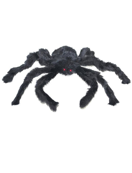 Feestbazaar Halloween Spin Harig Zwart 50cm
