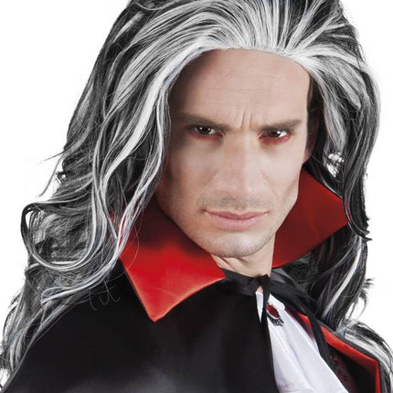 Feestbazaar Halloween vampier pruik Angry Louis