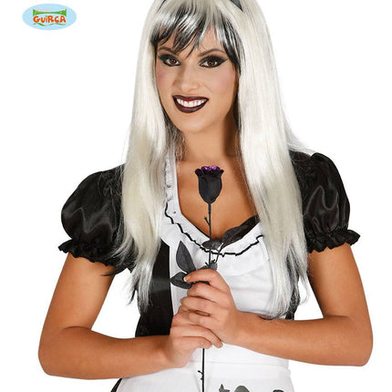 Feestbazaar Halloween Zwarte Roos