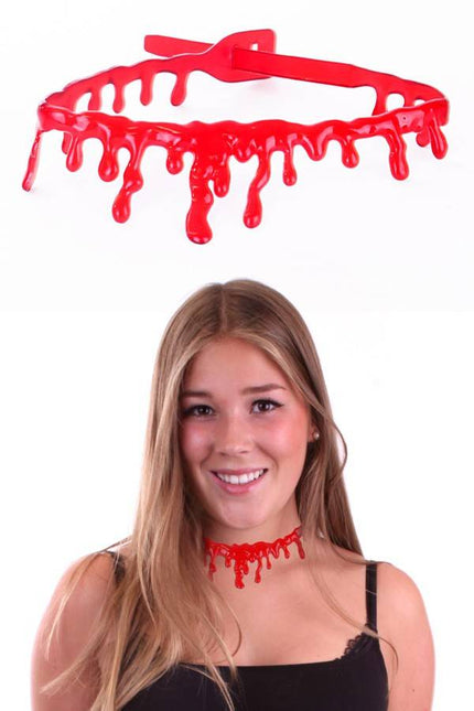 Feestbazaar Halsband bloed halloween