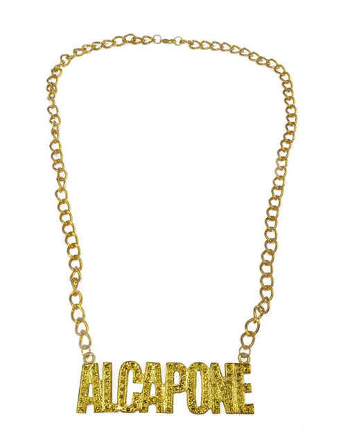Feestbazaar Halsketting Al Capone Goud