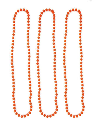 Feestbazaar Halskettingen fluor oranje 40 cm (3st)