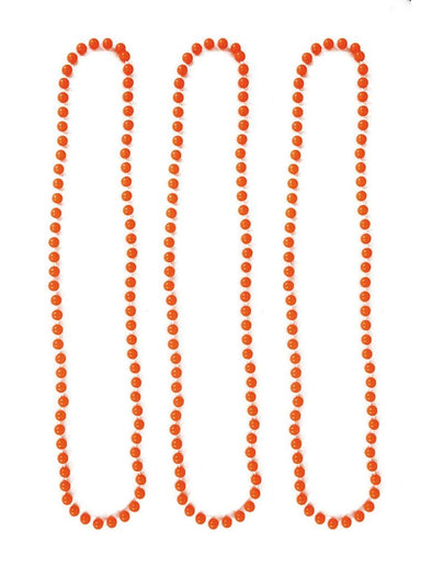Feestbazaar Halskettingen fluor oranje 40 cm (3st)