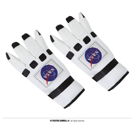 Feestbazaar Handschoenen  Astronaut Nasa Volwassenen