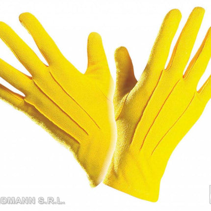 Feestbazaar Handschoenen geel