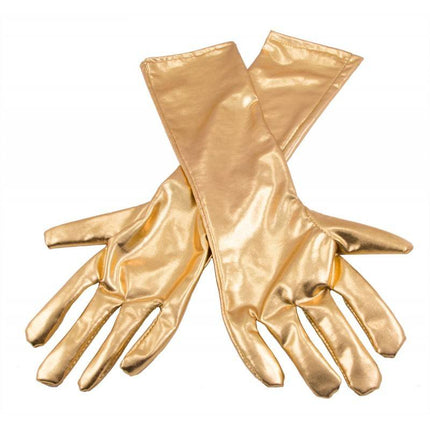 Feestbazaar Handschoenen Metallic Goud
