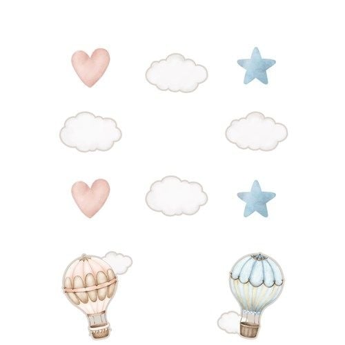 Feestbazaar Hang Decoratie Baby Balloons Gender Reveal Classic