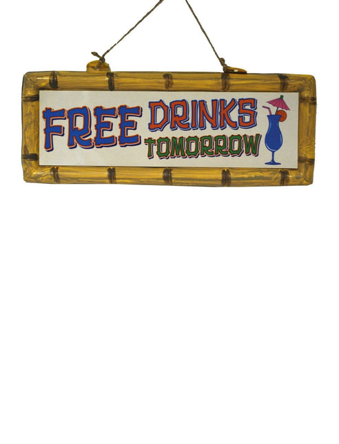 Feestbazaar Hangbord Free Drinks