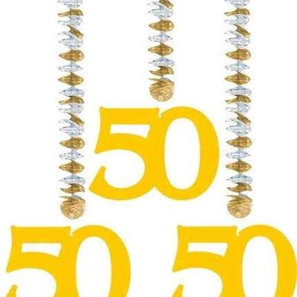Feestbazaar Hangdecoratie 50-jarig huwelijk
