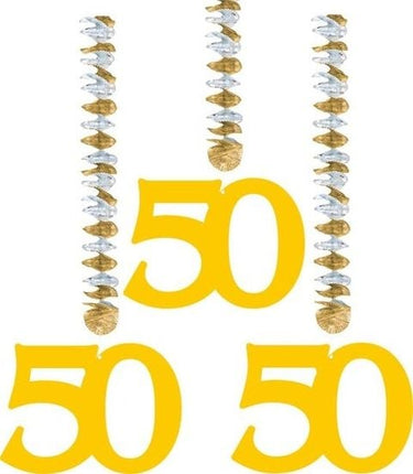 Feestbazaar Hangdecoratie 50-jarig huwelijk