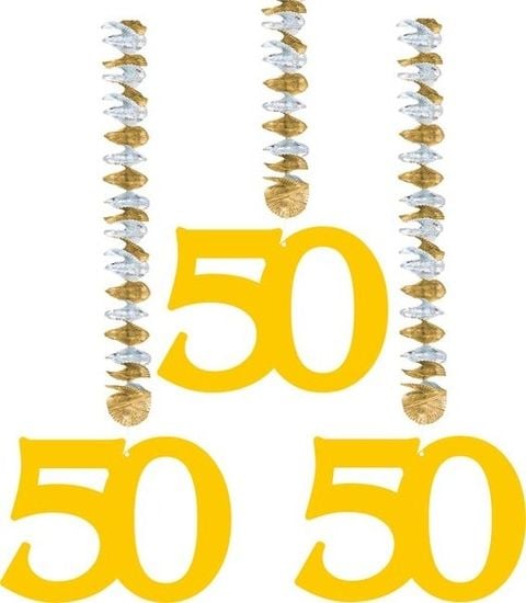 Feestbazaar Hangdecoratie 50-jarig huwelijk