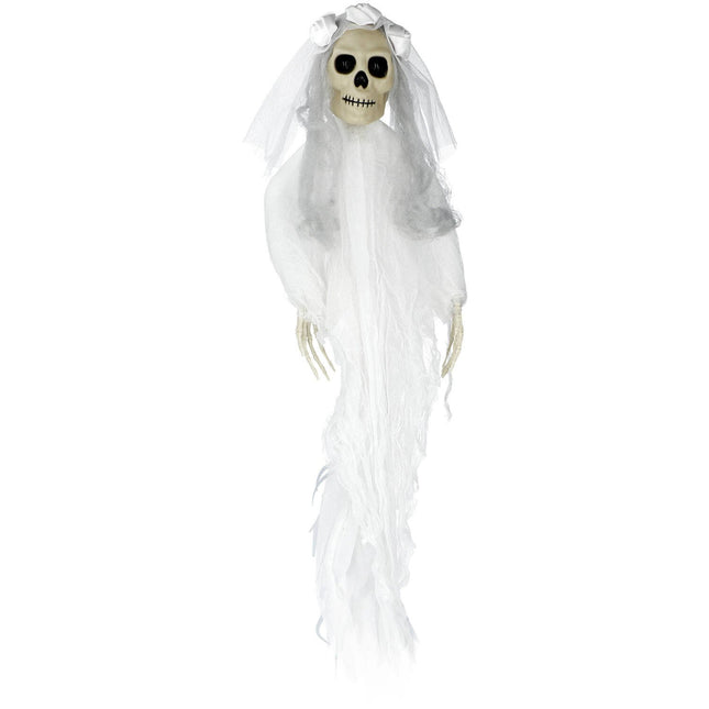 Feestbazaar Hangdecoratie Bruid Skelet Halloween (90cm)