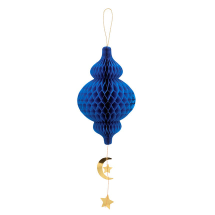 Feestbazaar Hangdecoratie Eid Mubarak Honeycomb (3st)