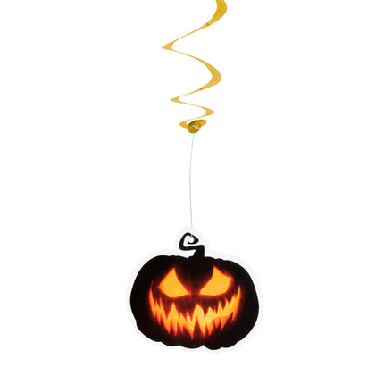 Feestbazaar Hangdecoratie Halloween Creepy Pumpkin (2st)