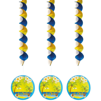 Feestbazaar Hangdecoratie Hawaii Set (3 stuks)