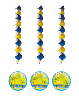 Feestbazaar Hangdecoratie Hawaii Set (3 stuks)