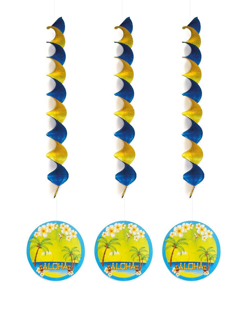 Feestbazaar Hangdecoratie Hawaii Set (3 stuks)