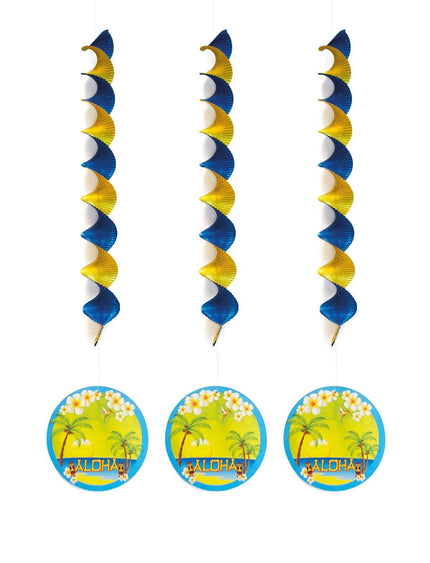 Feestbazaar Hangdecoratie Hawaii Set (3 stuks)