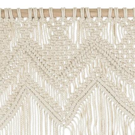 Feestbazaar Hangdecoratie Macramé Gebroken Wit 104x182cm