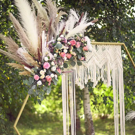 Feestbazaar Hangdecoratie Macramé Gebroken Wit 104x182cm
