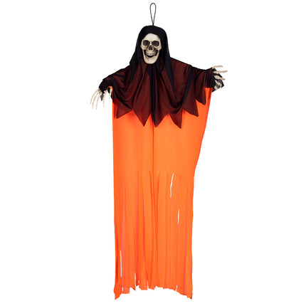 Feestbazaar Hangdecoratie Schedel Spook Neon assorti (90cm)